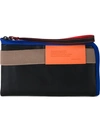 CÔTE AND CIEL CÔTE&CIEL PANELLED WRISTLET WALLET - BLACK,CC2808712113092