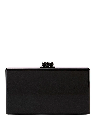 Shop Edie Parker Jean Pink Cherry Black Glitter Clutch