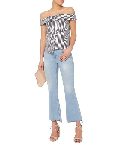 Shop Frame Le Crop Mini Step Hem Jeans