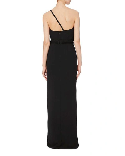 Shop Brandon Maxwell Origami Fold Over Gown