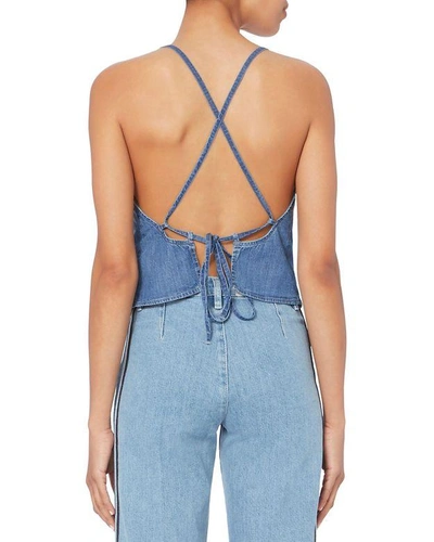 Shop Ag Twist Cami Denim Top