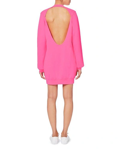 Shop Cotton Citizen Milan Neon Pink Backless Dress