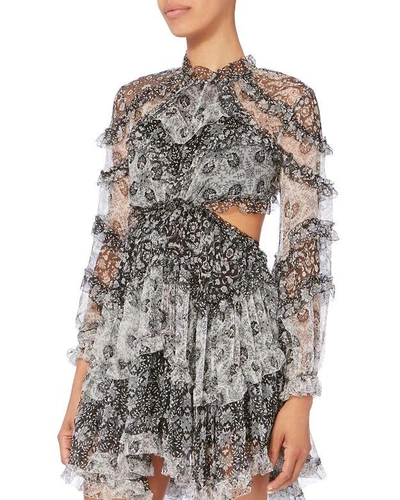 Zimmermann divinity ruffle dress top