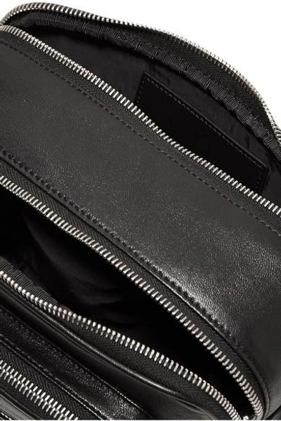 Shop Alexander Wang Attica Chain-trimmed Leather Shoulder Bag