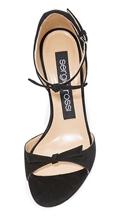 Shop Sergio Rossi Isobel Sandal Heels In Nero