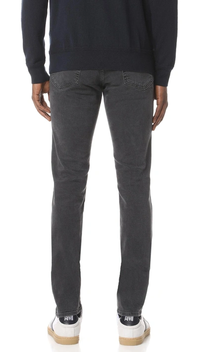 Frame L'homme Skinny Fit Corduroy Jeans In Saville Gray In Fade To Grey