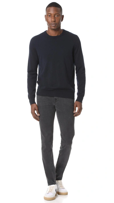 Shop Frame L'homme Skinny Denim Jeans Fade To Grey