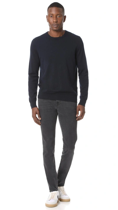 Frame L'homme Skinny Fit Corduroy Jeans In Saville Gray In Fade To Grey