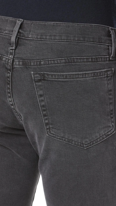 Frame L'homme Skinny Fit Corduroy Jeans In Saville Gray In Fade To Grey