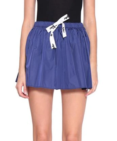 Au Jour Le Jour Short Skirt In Blu