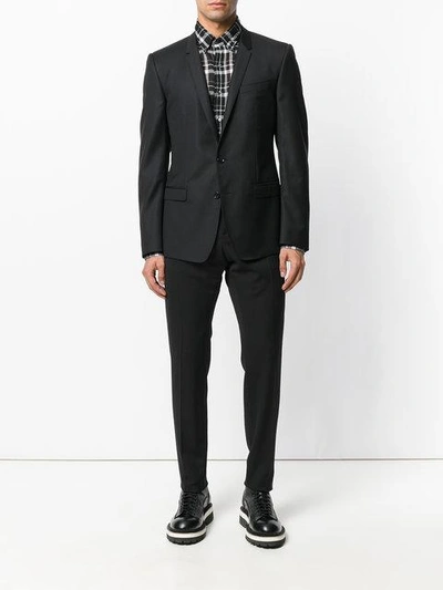 Shop Dsquared2 Straight Trousers In Black