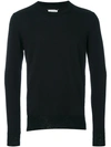 Maison Margiela Elbow Patch Jumper In Black