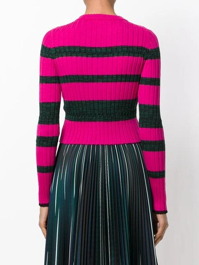 Shop Proenza Schouler Stripe Cropped Jumper