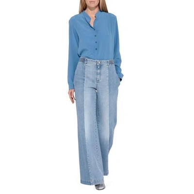 Shop Stella Mccartney Wide Leg In Blue