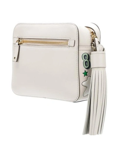 Shop Anya Hindmarch All Over Stickers Cross-body Bag In Neutrals