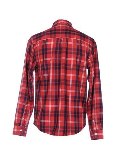 Shop Stussy Checked Shirt In Red