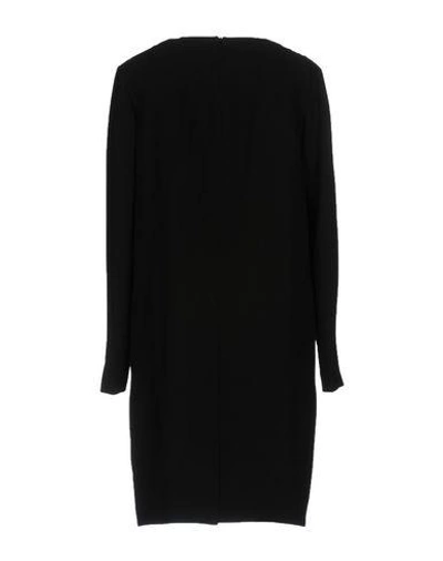 Shop Jil Sander Short Dress In Black