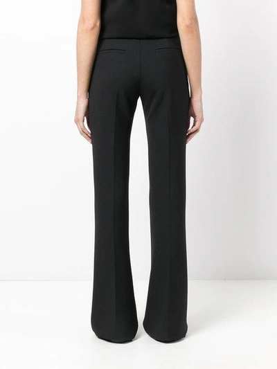 Shop Victoria Victoria Beckham Flared Trousers In Black