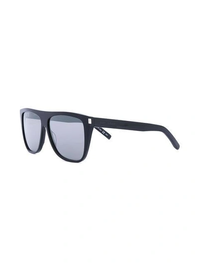 Shop Saint Laurent Sl 1 Sunglasses In Black