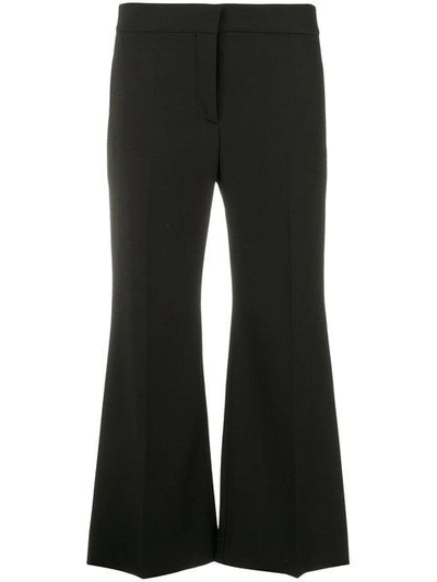 Shop Valentino Cropped Flared Trousers