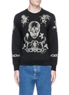 ALEXANDER MCQUEEN Heraldic skull embroidered sweatshirt