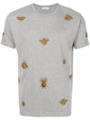 VALENTINO EMBROIDERED INSECT T-SHIRT,NV3MG09C3LE12143740