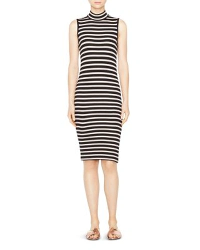 Shop Atm Anthony Thomas Melillo Sleeveless Stripe Dress In Blush/black