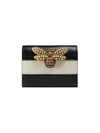 Gucci Queen Margaret Colorblock Leather Wallet In White