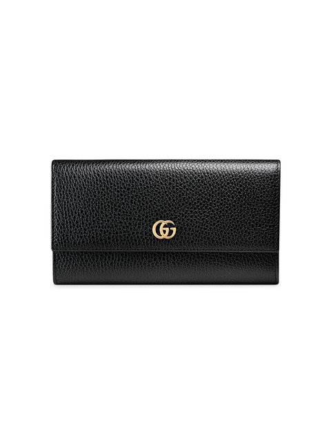 gucci petite marmont leather continental wallet