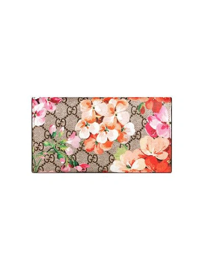Shop Gucci Gg Blooms Continental Wallet