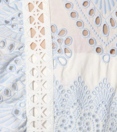 SELF-PORTRAIT Embroidered Frill Top 