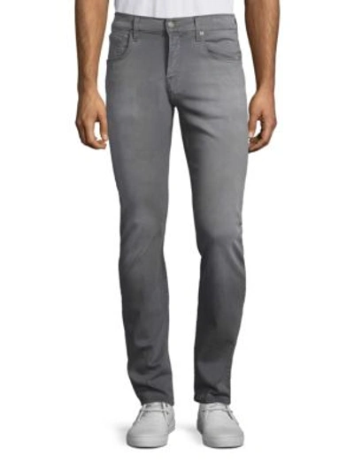 Shop 7 For All Mankind Paxtyn Clean Pocket Skinny Fit Jeans In Aspen Grey