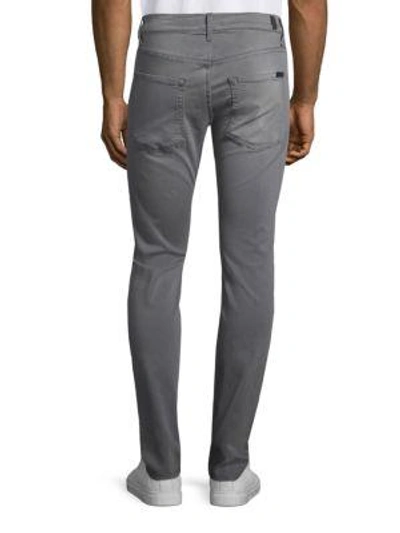 Shop 7 For All Mankind Paxtyn Clean Pocket Skinny Fit Jeans In Aspen Grey