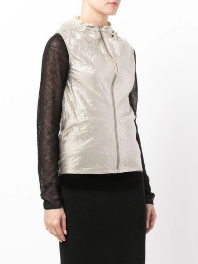 Shop Rick Owens Bonnie Top - Metallic