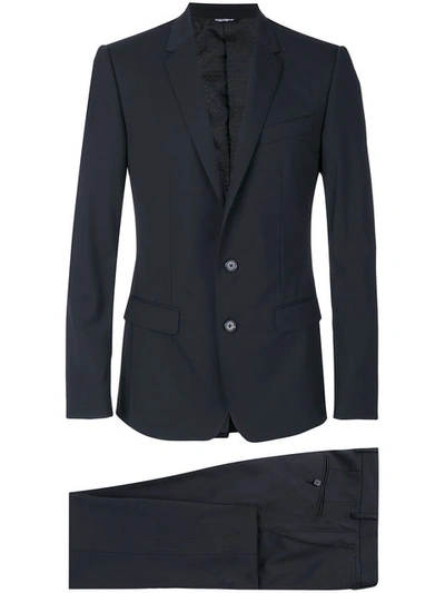 Shop Dolce & Gabbana Classic Suit In Black