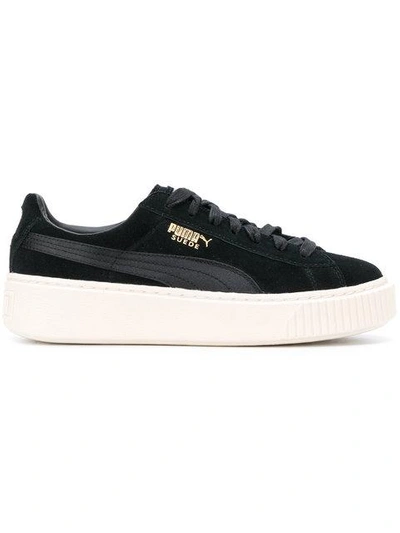 Shop Puma Platform Sneakers - Black