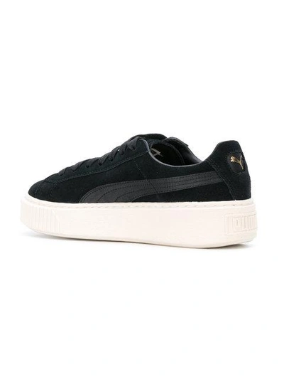 Shop Puma Platform Sneakers - Black