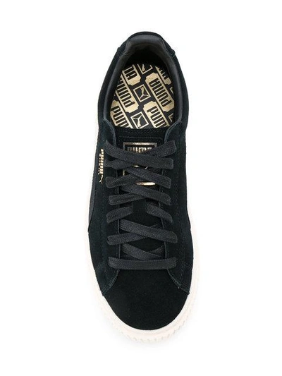 Shop Puma Platform Sneakers - Black