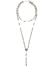 GIVENCHY GIVENCHY FACETED STONE ROSARY NECKLACE - METALLIC,BF0373295912148322