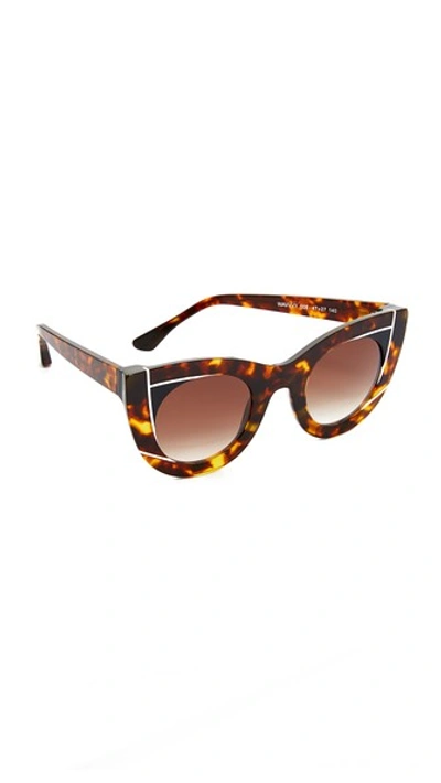Thierry Lasry Wavvvy Sunglasses In Tortoise/brown