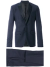 Givenchy Contrast Lapel Two Piece Suit In Blue