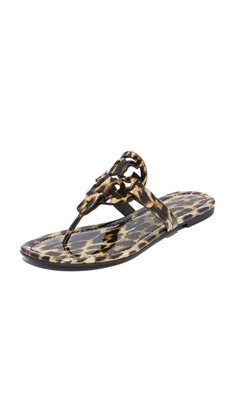 tory burch leopard flip flops