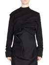 RICK OWENS Wool Knit Shrug