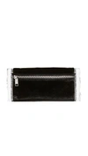 EDIE PARKER SOFT LARA VELVET CLUTCH