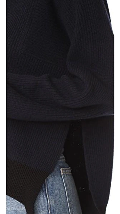 Shop Helmut Lang Essential Sweater In Navy