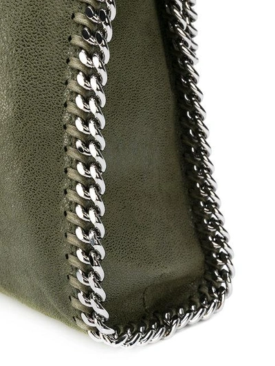 Shop Stella Mccartney Large Falabella Tote - Green