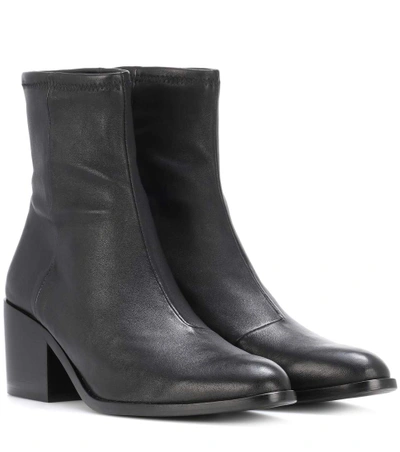 Shop Opening Ceremony Livv Leather Ankle Boots In Black