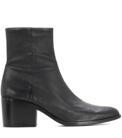 Shop Opening Ceremony Livv Leather Ankle Boots In Black