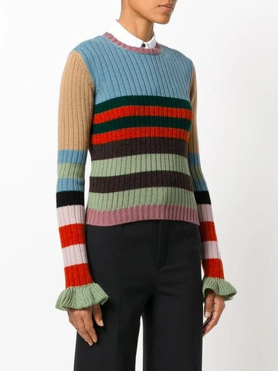 Shop Valentino Striped Sweater