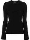 SPORTMAX RIBBED-KNIT SWEATER,2366027900012141109